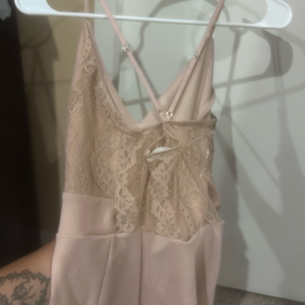 Love Tree Pink Embellished Ruffled Mini Dress - Picture 3 of 5